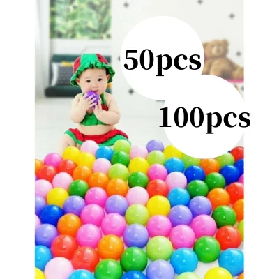 # Ready Stock 100pcs Kids Colorful Ocean Ball Toy Ball for Play Tent / 100 Pcs Bola Mainan Warna-Warni