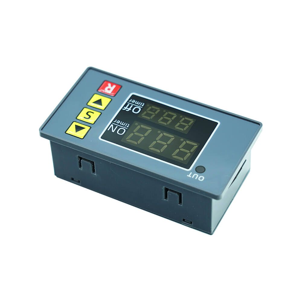 diymore T3230 AC110V 220V DC12V / 24v Digital Time Delay Relay LED Hiển thị chu kỳ Hẹn giờ có thể chuyển đổi Công tắc có thể điều chỉnh Thời gian chuyển tiếp Thời gian trễ Công tắc