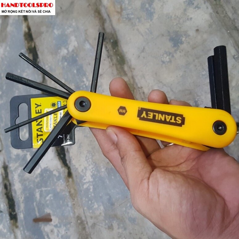 2.5-10mm bộ lục giác 7 cây stanley 69-262