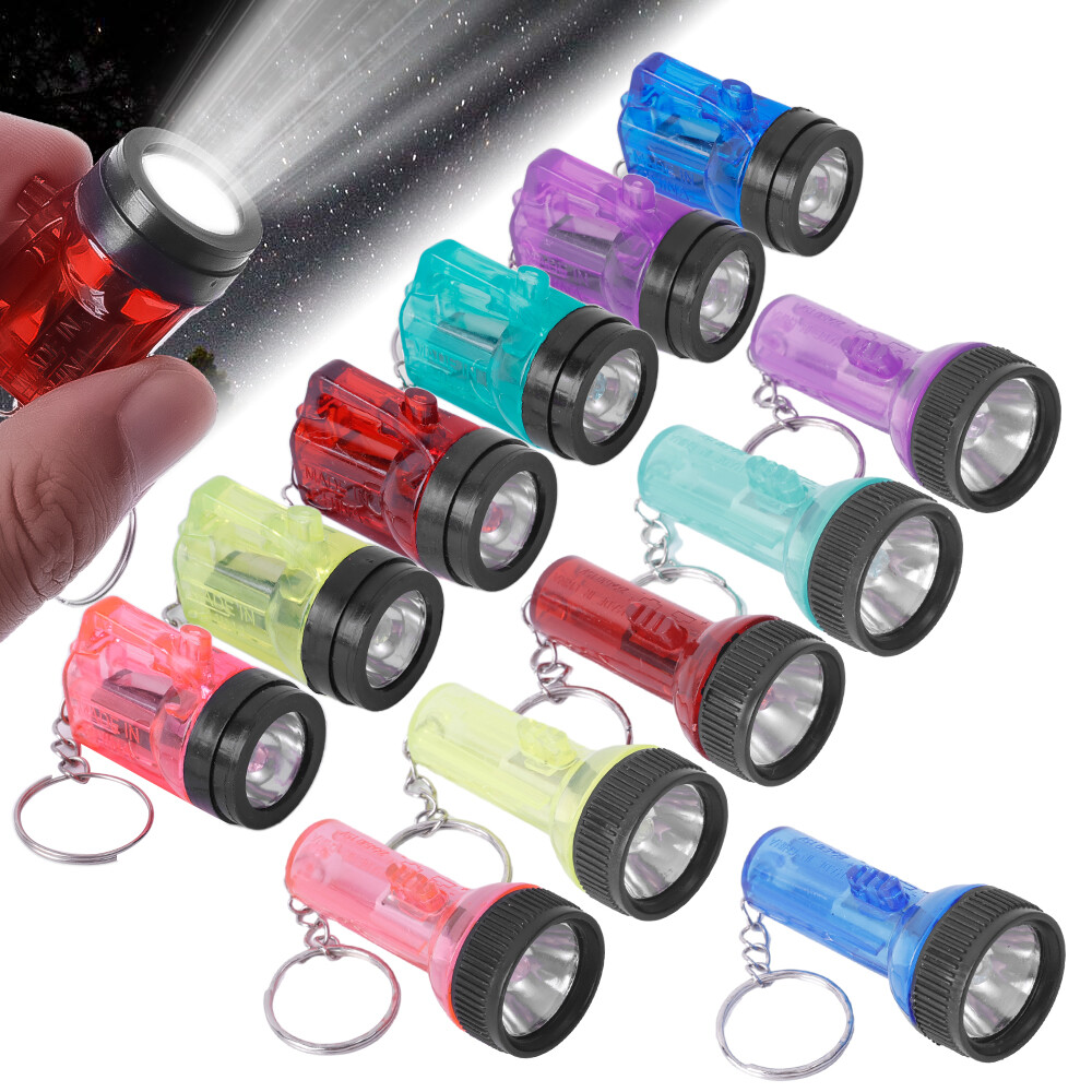 Multifunctional Mini Keychain Charm Lighting Flashlight Home Outdoor Camping Mountain Climbing Emergency Flashlamp Backpack Pendant Decoration