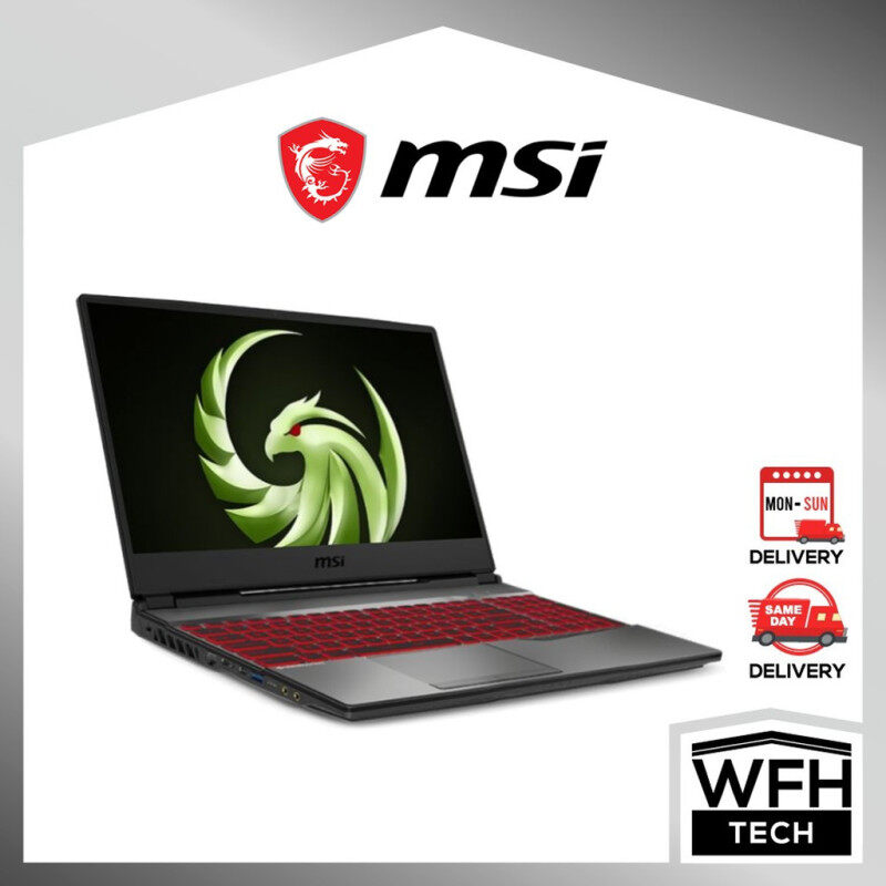 MSI Gaming Alpha 15 A3DDK-049BN (Black): AMD R7-3750H 2.3~4.0GHz/8GB DDR4/512GB SSD/15.6FHD 120Hz - Thin Bezel/AMD RX55 Malaysia