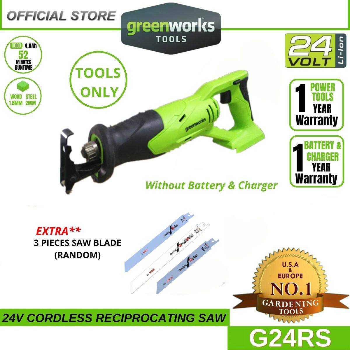 Greenworks sawzall hot sale