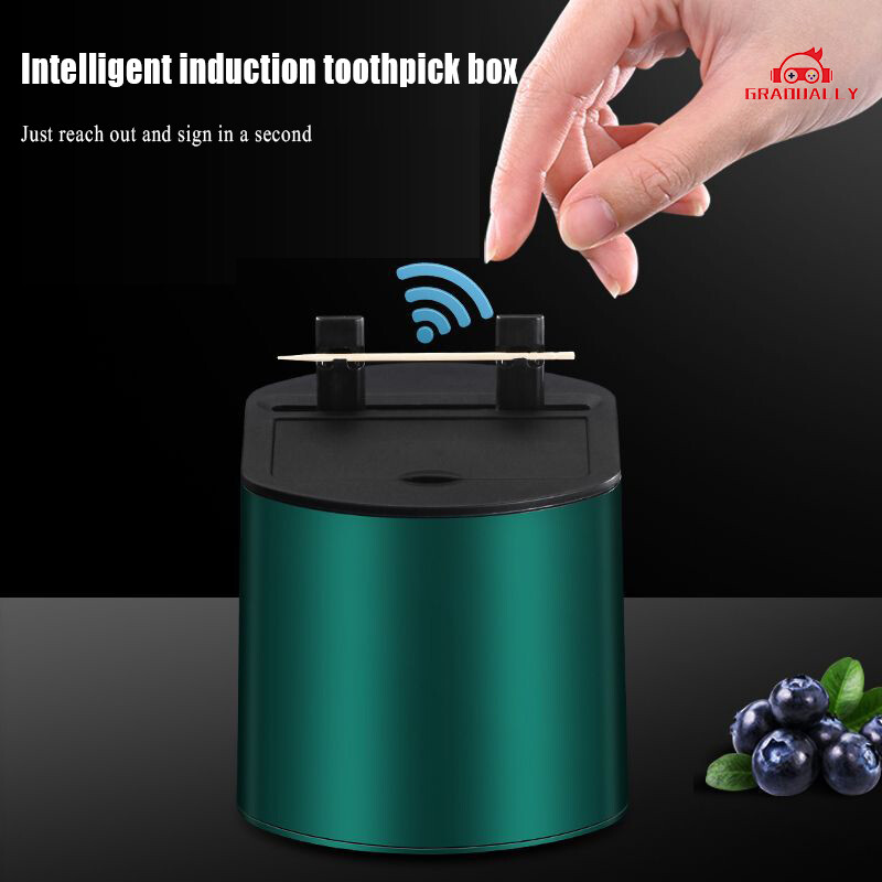 Smart sensor toothpick box, toothpick dispenser, home restaurant office automatic toothpick holder box