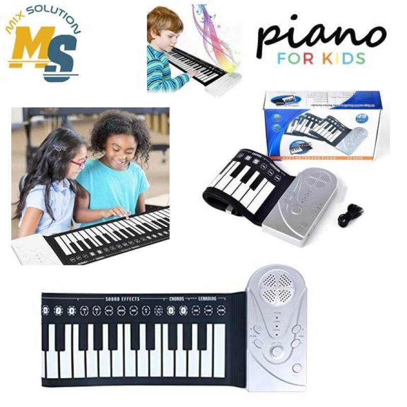 49 Keys Roll-up Portable Foldable Silicone Soft Keyboard Electronic Piano Electric Kids Music Equipment Malaysia