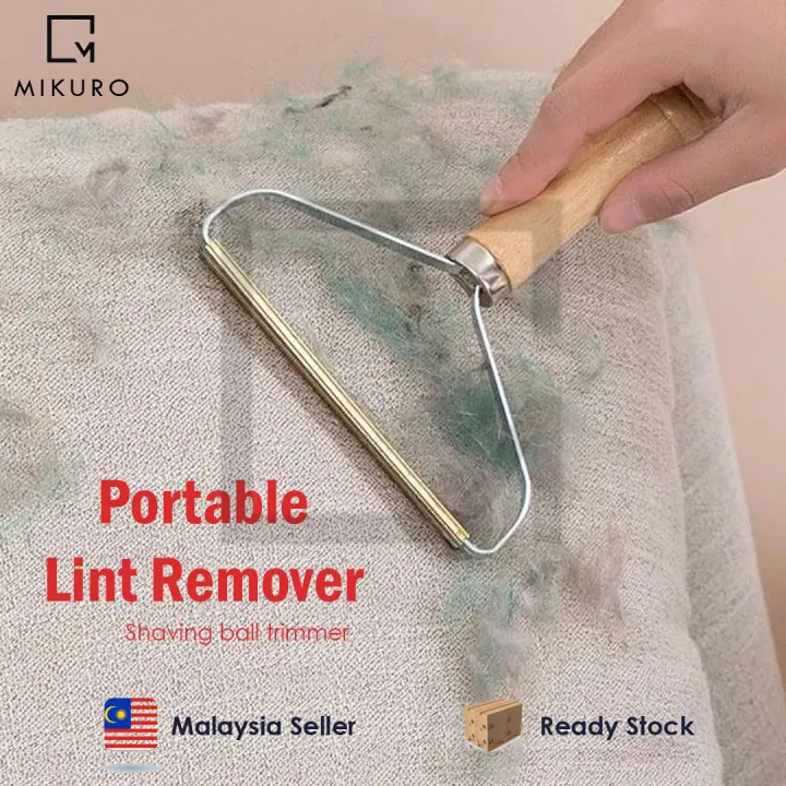 Portable Lint Remover Manual Clothes Fuzz Fabric Shaver Brush Tool