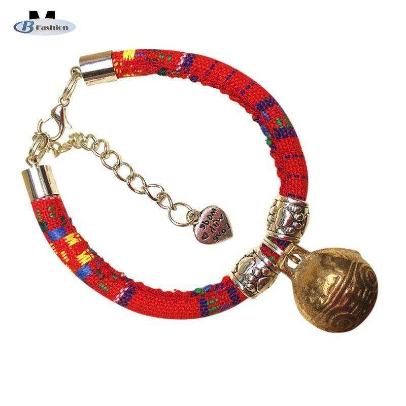 Cổ Áo Dây Xích Thú Cưng B-F Với Chuông Lớn Phong Cách Dân Tộc Đầy Màu Sắc Mèo Con Vòng Cổ Cho Cún Cổ Áo Cho Chó Mèo