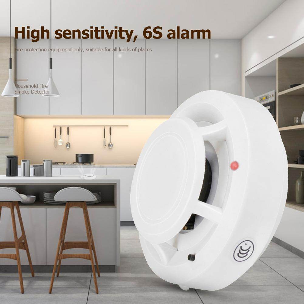 GD-SA1201W Phát Hiện Nhạy Cảm Khói Lửa Báo Động Báo Động Cảm Biến An Ninh Gia Đình