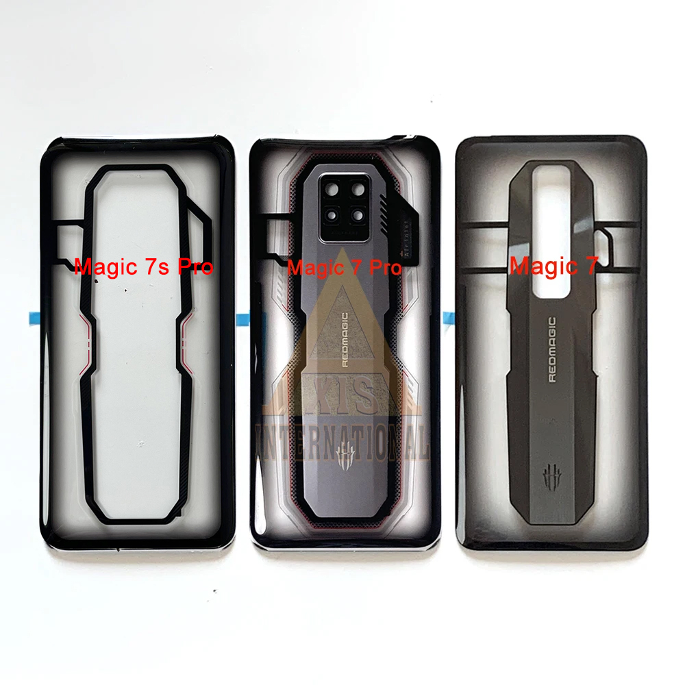 6.8" original for zte nubia red magic 7 pro back cover rear door housing for zte nubia red magic 7 back case magic 7s pro back case