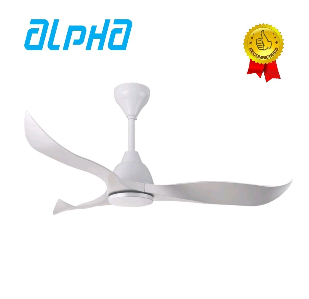 Alpha VANNUS VC1 DC Remote Control Ceiling Fan Matt Black and Matt