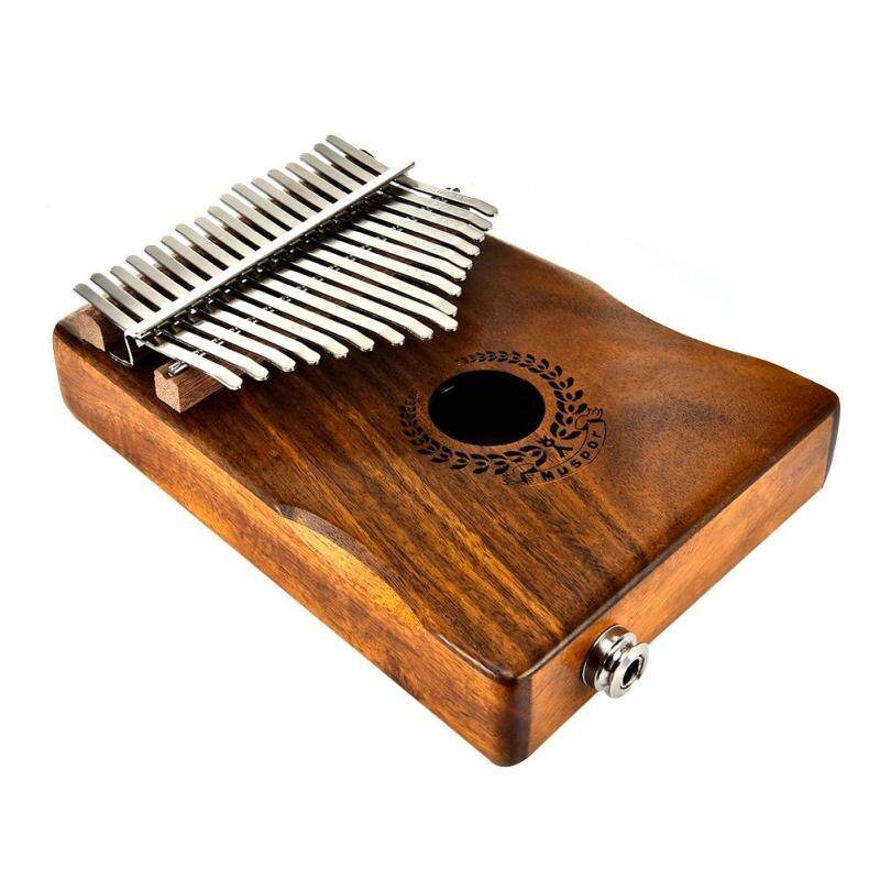 Kalimba 17 Keys Thumb Piano builts-in EVA high-performance protective box, tuning hammer and study instruction Malaysia