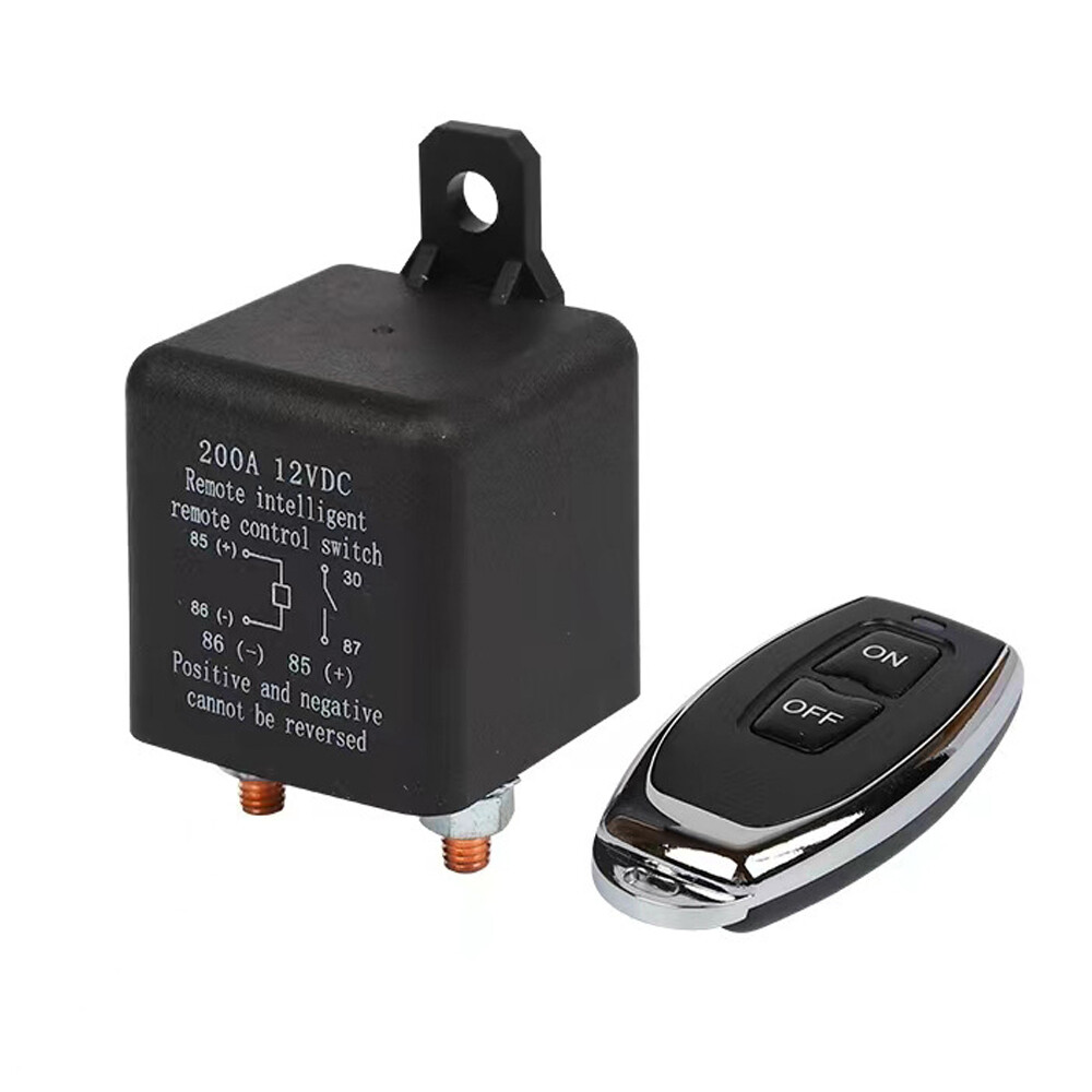 Điều Khiển Từ Xa Cảm Biến Thông Minh 12 V Rơle Xe Hơi 200A Kép Điều Khiển Từ Xa Không Dây Công Tắc Ngắt Kết Nối Vòng Xoắn Dây Đồng Công Tắc Cắt Mát Ắc Quy