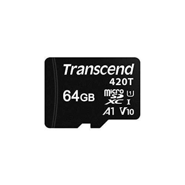 Transcend Thẻ MicroSD Nhúng Công Nghiệp/Thương Mại UHS-I 64GB Class10 3D NAND Áp Dụng Độ Bền Cao Nhiệt Độ Môi Trường Hoạt Động-20 ° C Trở Lên TS64GUSD420T