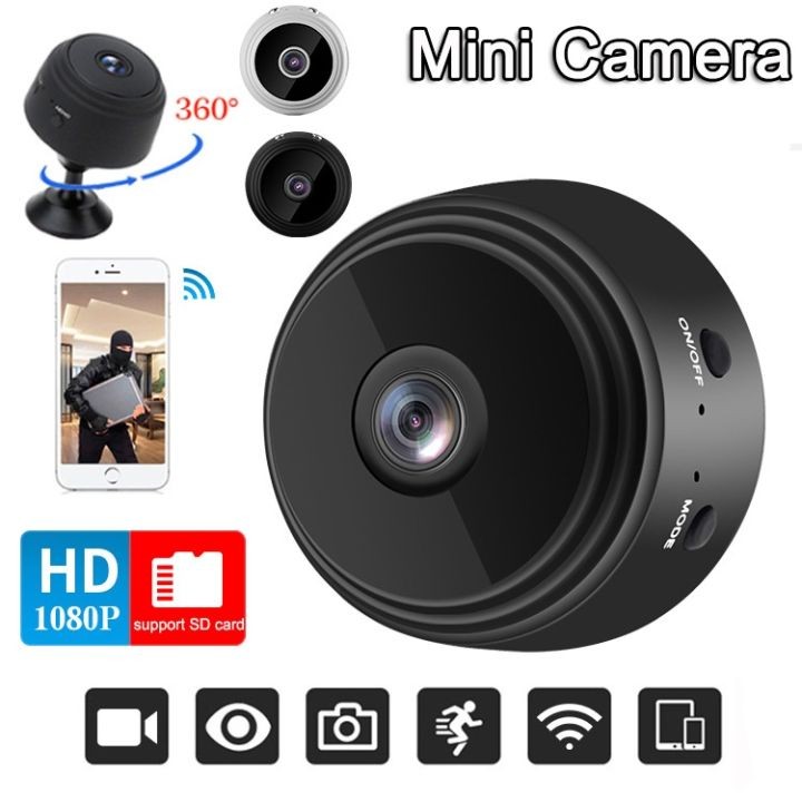 Temper A9 Wireless Camera CCTV Mini Camera Home IP Security Camera 1080P HD Monitor Security Camera Small Camera Connect To Cellphone Wifi Wireless Indoor Outdoor