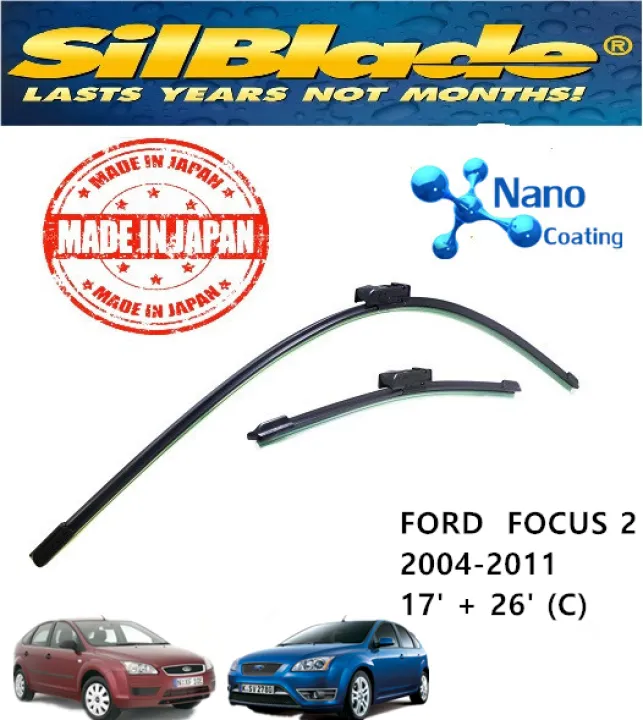 ford focus windscreen wipers size