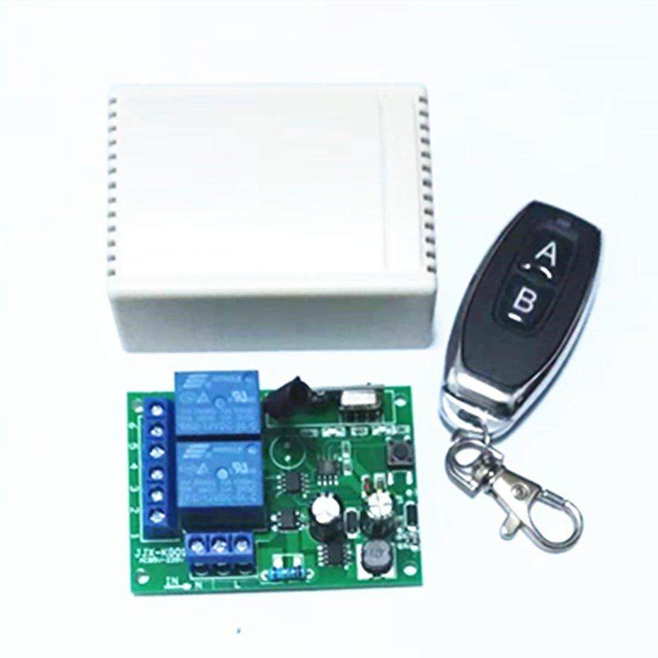 Fcu 433 MHZ Universal Nirkabel Pengendali Jarak Jauh Switch AC 85 V ~ 250 V 110 V 220 V 2Ch Relay Modul Penerima dan RF 433 MHZ