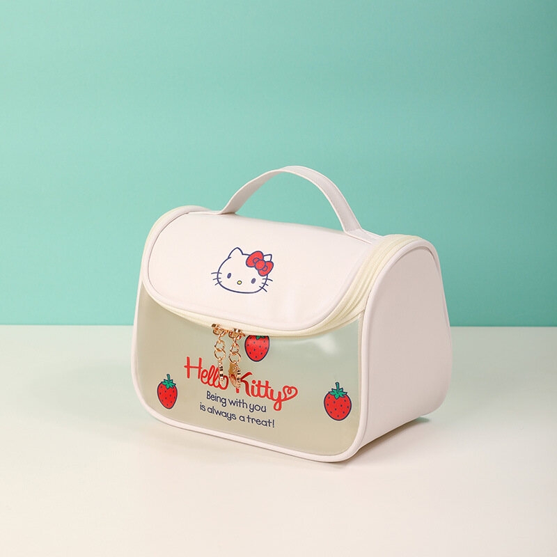 Explosions HelloKitty scrub cosmetic bag large waterproof portable hook washing storage package wholesaleExplosions HelloKitty scrub cosmetic bag large waterproof portable hook washing storage package wholesale