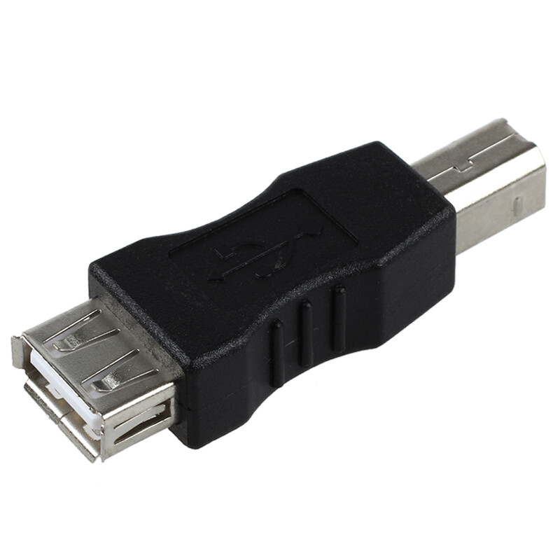 Usb type a female to usb type b male adapter