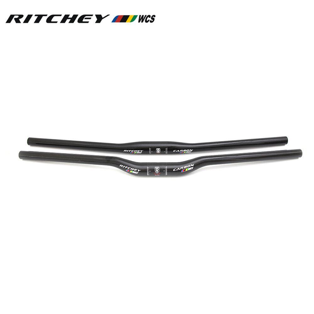 3K Glossy Bike Components RXL SL Carbon Fiber Mountain Bike Handlebars - 25.4mm 700mm MTB Riser Bar 3K Glossy Black 25.4mm MTB Riser Bar