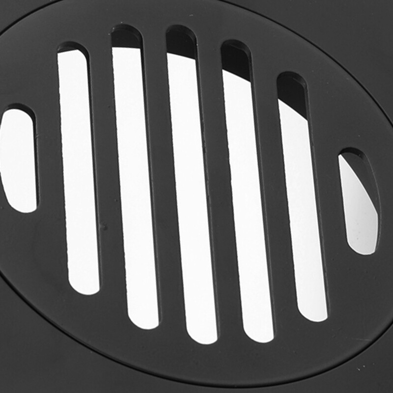 Bathroom Square Shower Drain Copper Floor Drain Trap Waste Grate Round