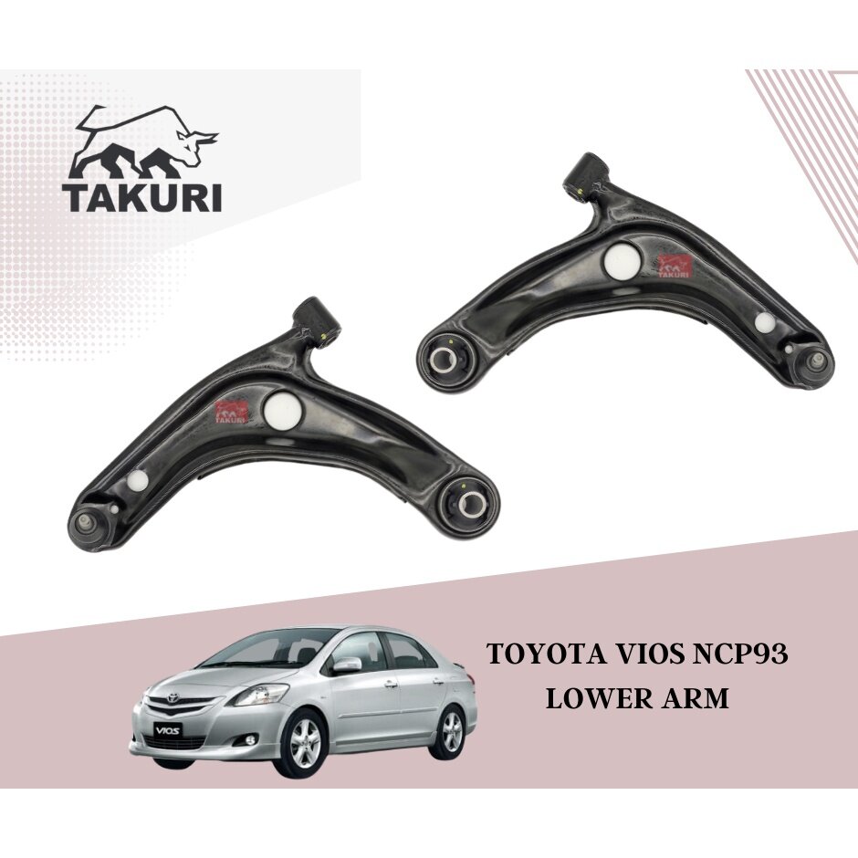TOYOTA VIOS NCP93 SUSPENSION ARM SET LOWER ARM ABSORBER MOUNTING TIE