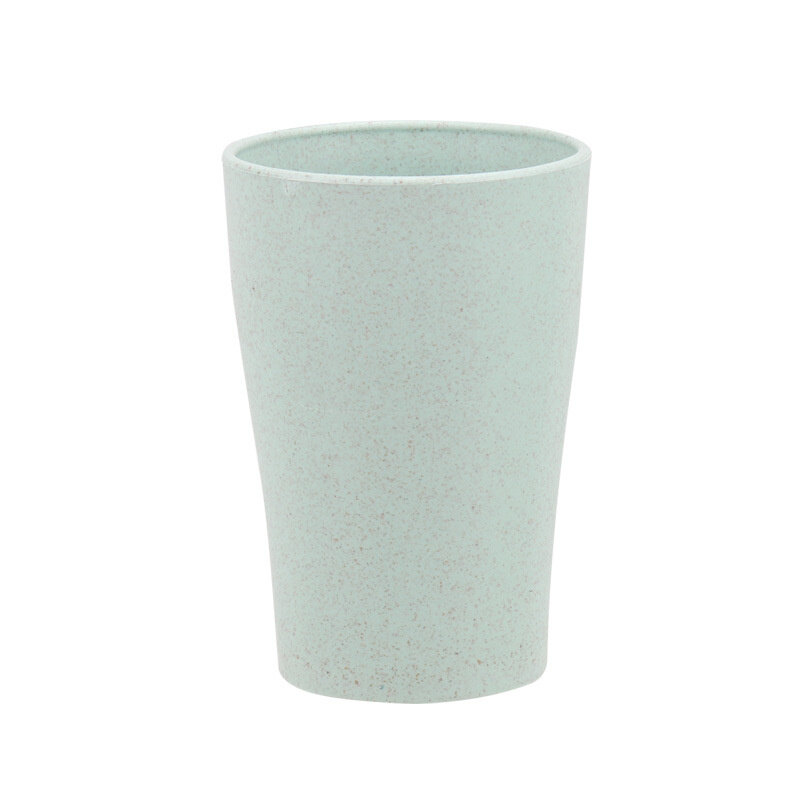 Dream Hunter 4Pcs/set Wheat Straw Water Cup Multi-Functional Coffee Glue Plastic Biodegradable Mouthwash Toothbrush Cup Reusable Kids Glass