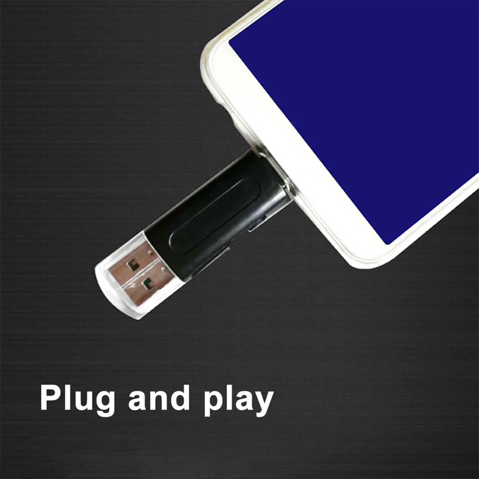 tanjiaxun 2 in 1 USB 2.0 Phone OTG Dual TF SD Card Reader Adapter for PC Computer Android
