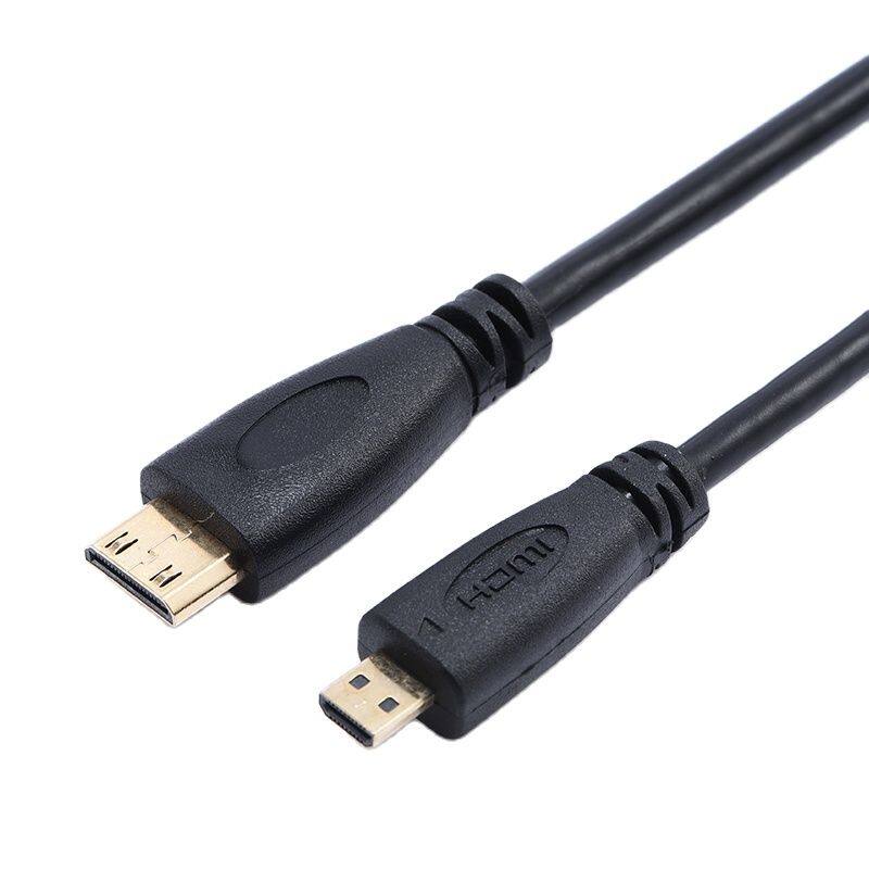 Micro hdmi mini hdmi-compatible to micro hdmi-compatible connection cable hd video mini hd conversion cable 0.3m 1m 1.8m cables & converters