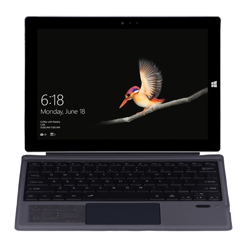 Mini Ultra-thin Bluetooth-compatible 3.0 Wireless Keyboard For Microsoft- Surface Pro 3/4/5/6/7 Tablet PC With Backlight