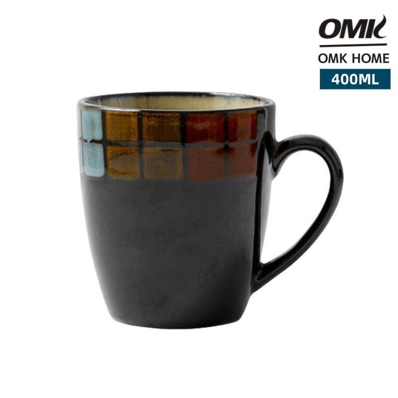 Omk phong cách Mỹ Đồ Đá 400ml cốc cốc cà phê bằng gốm