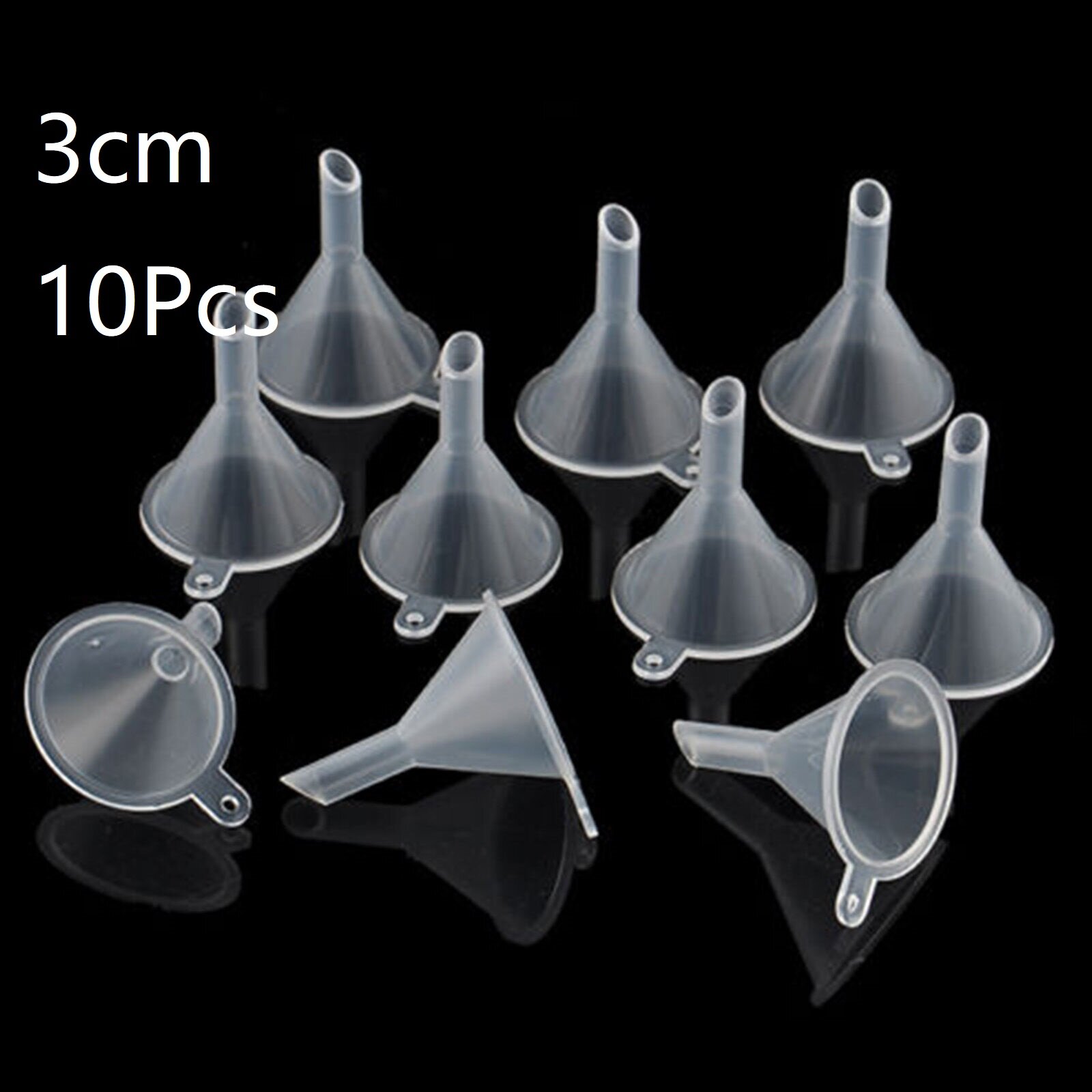 [Cutewomen2020] Mini Funnel Perfume Dispenser Funnel Small Plastic Funnels for Lab Bottles Sand Art Spices Powder Essential Oil