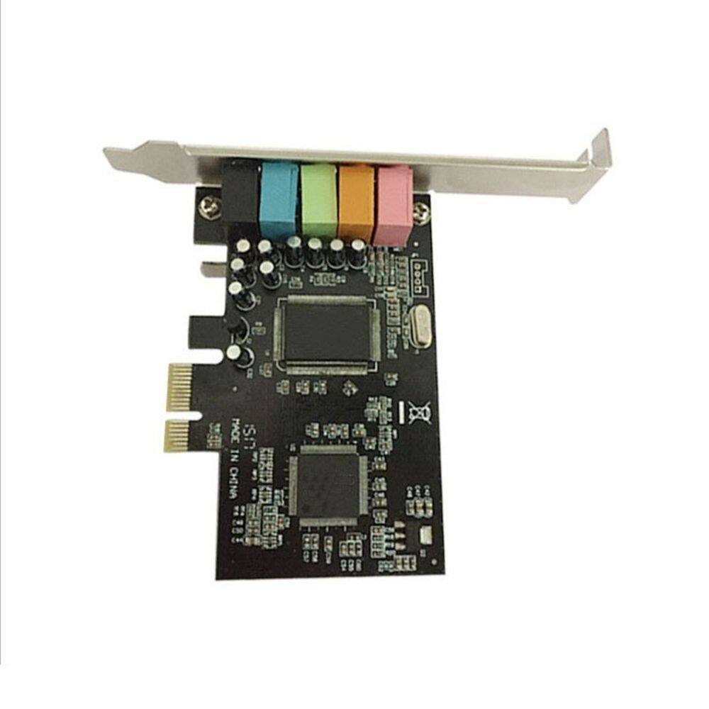 GIGBM PC 5.1 Ch PCI-E8738 CMI8738 PCI Express PCIE Audio Digital Adapter Sound Card