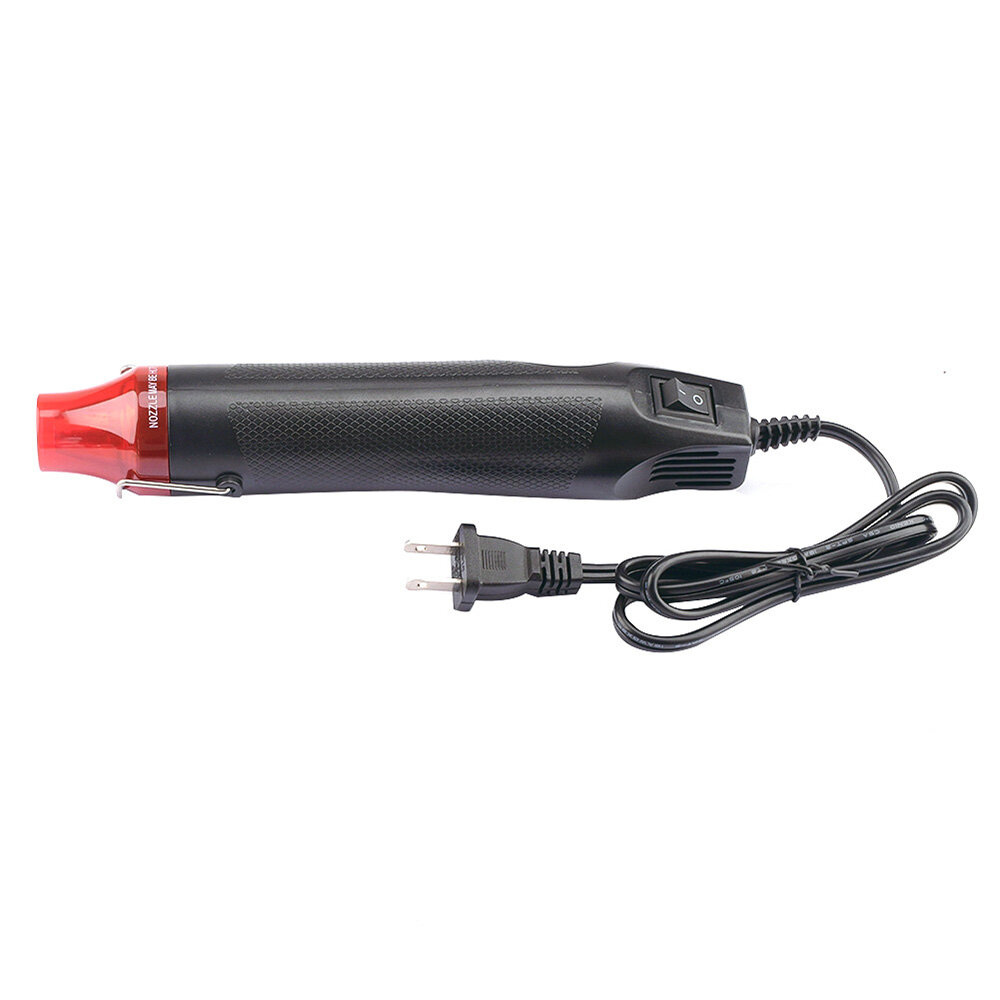 diymore 300W 220V soft ceramic heat shrink tube heat shrink film hot air pen cable tube kit polyolefin heat shrink tube