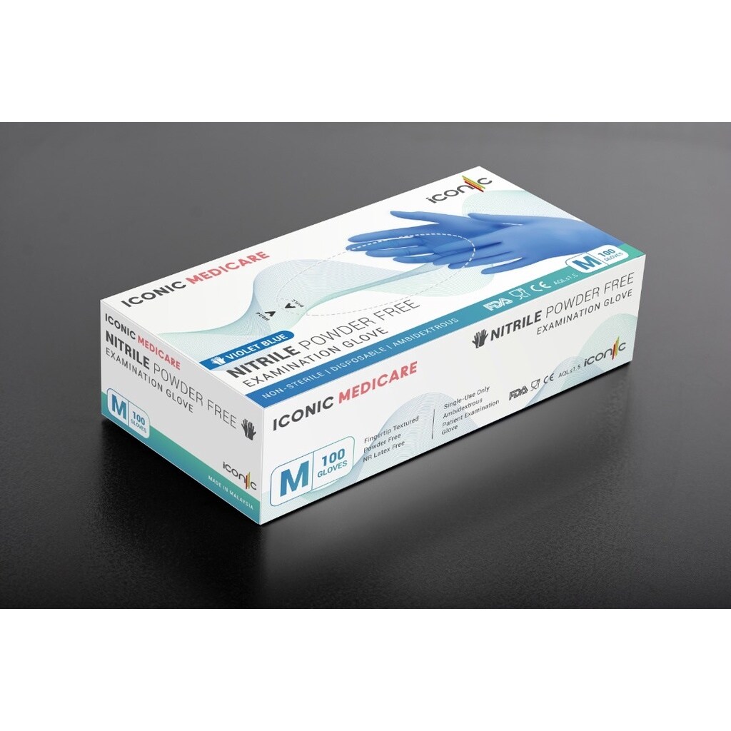 Medical gloves and masks❖ Medicare Nitrile Powder Free