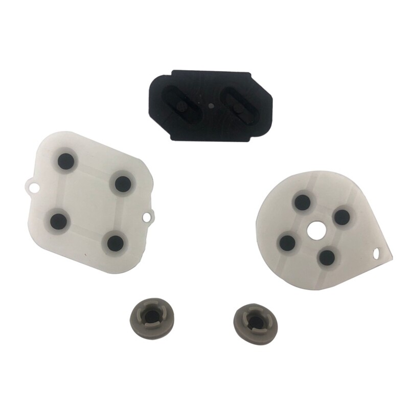 5Pcs Replacement Controller Gamepad Conductive Silicone Rubber Pads Button Pad Keypads for SNES Controller