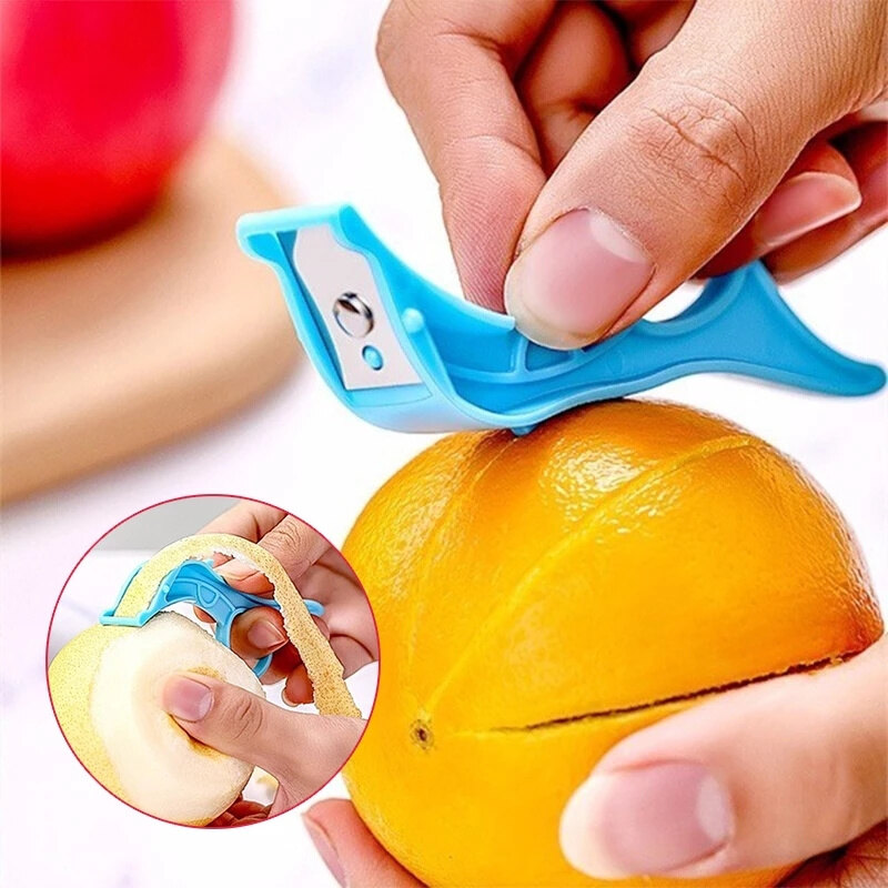 Multifunctional Fruit and Vegetable Peeler Compact Ring Continuous Scraping Tool Apple Peeler Household Kitchen Gadget Accessories