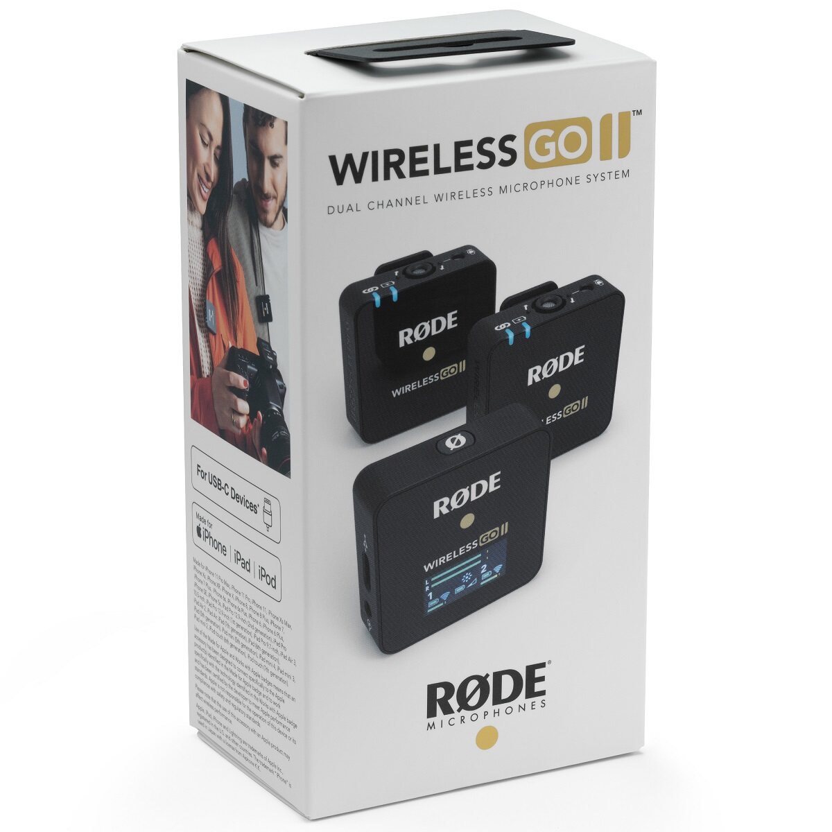RODE Wireless GO II 2 Dual Channel Single Set Compact Digital 2 4 