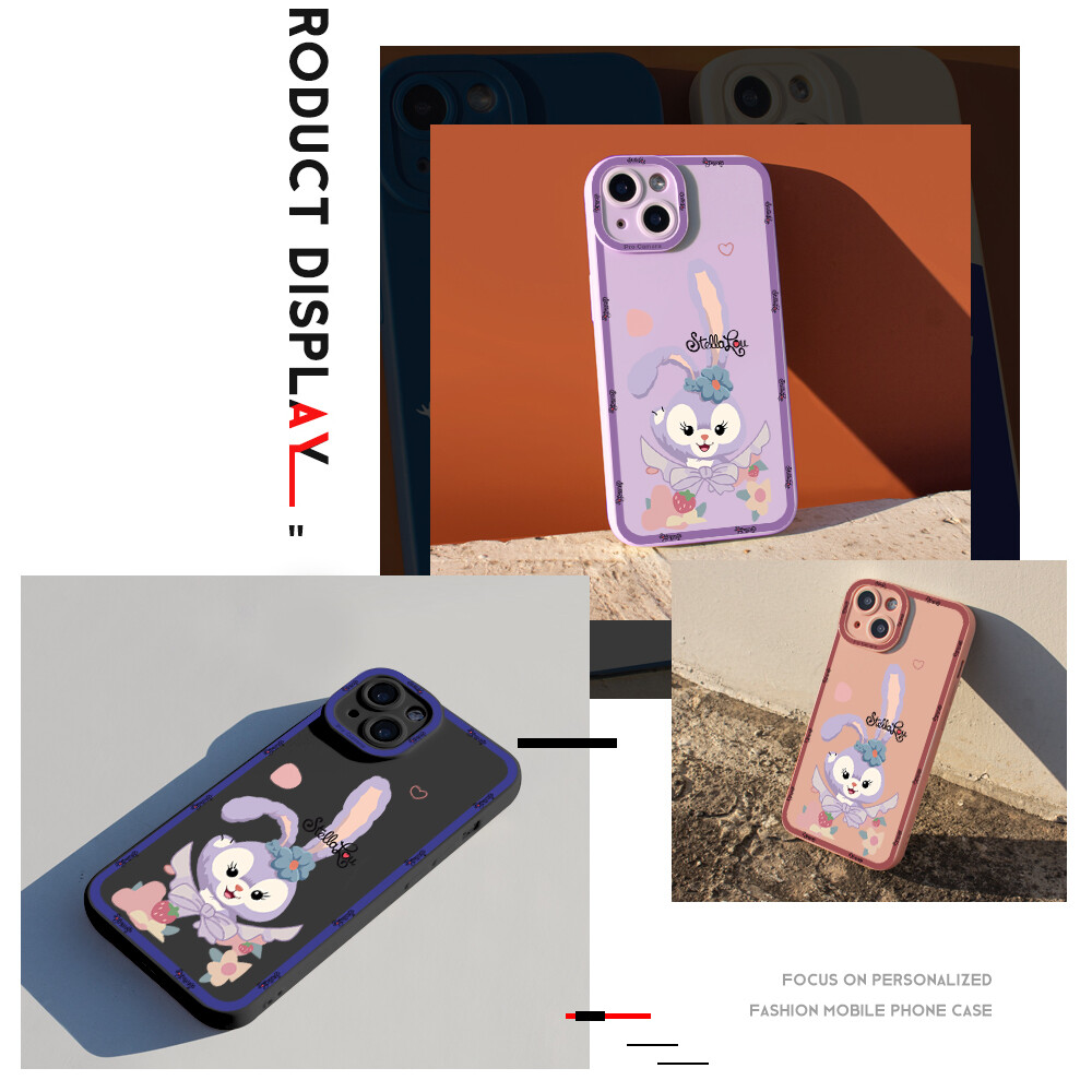 Hontinga Casing Case For Samsung Galaxy Note 8 Note 9 Case Cartoon Duffy Soft Silicone Full Cover Camera Protection Shockproof Rubber Cases Back Cover Phone Casing Softcase For Girls