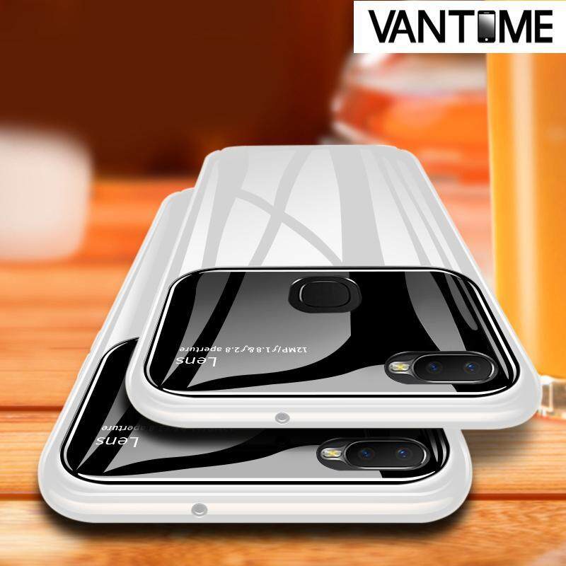 Giá Chống Sốc Ốp Lưng Tráng Gương Cho Oppo F9/Realme 2 Pro Nắp Lưng Kính Cường Lực Full độ phủ HD Rõ Nét Ốp Điện Thoại