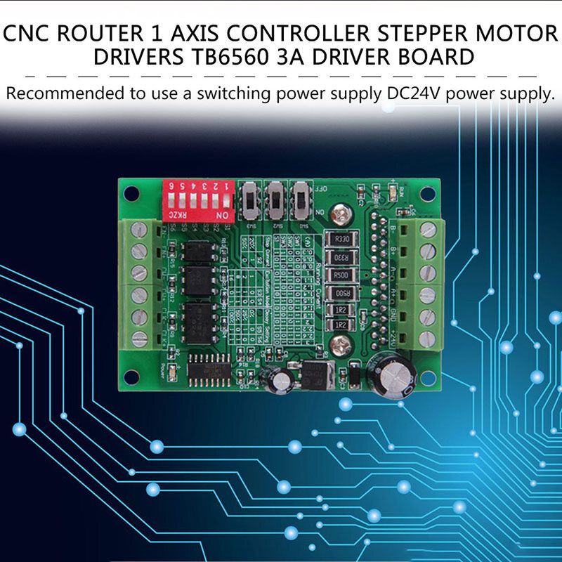 TB6560 3A 10 files Driver Board CNC Router Single 1 axes Controller Stepper Motor Driver Module