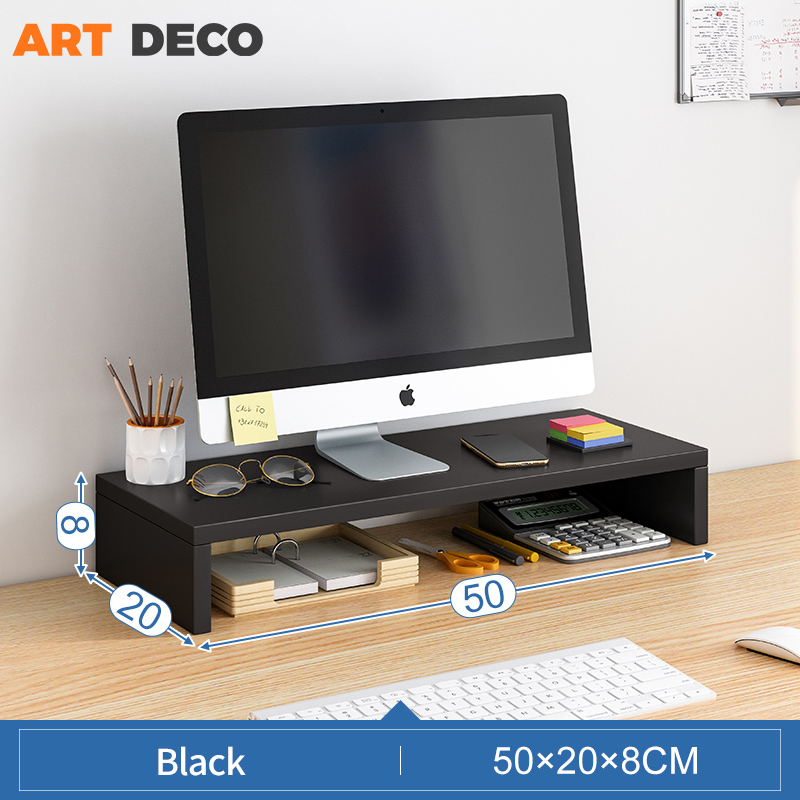 Desk Rack Rinser Desk Organizer Monitor Stand Riser Computer Rack Desk Shelf Computer ...