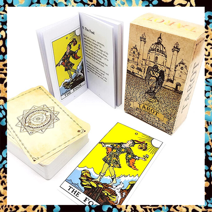 78 Original Tarot Card Deck with Guide Book for Beginners Standard