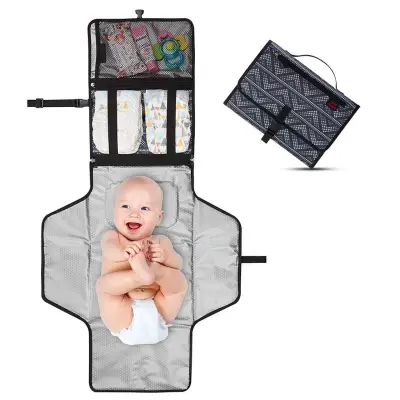 11.11 [Huadoaka]Newborns Foldable Waterproof Baby Diaper Changing Mat Portable Changing Pad
