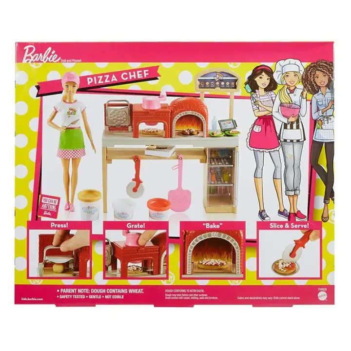 barbie pizza playset