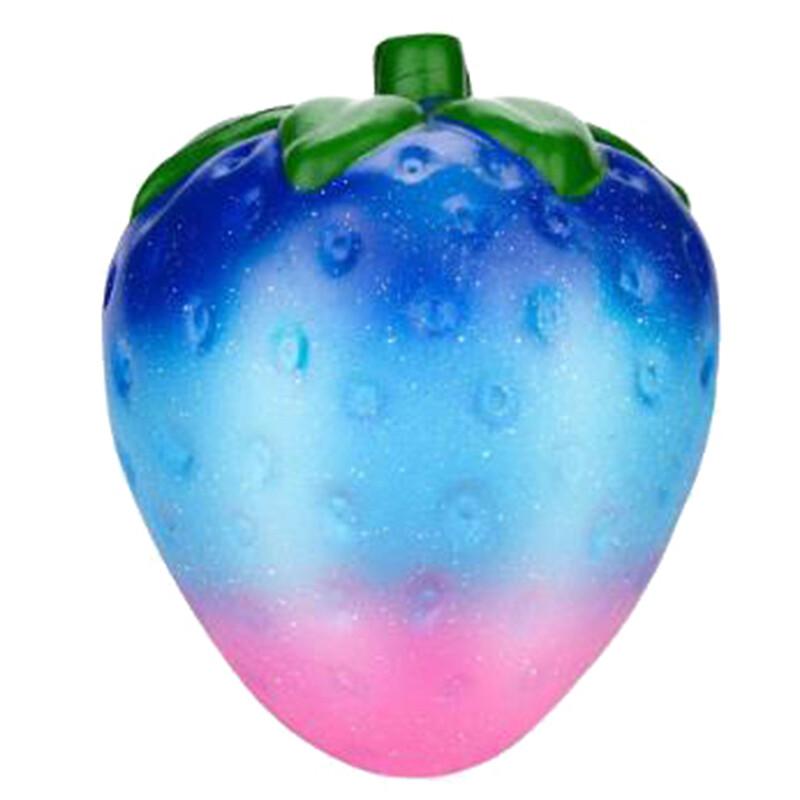 Pop It Giant Jumbo Galaxy Strawberry Star Strawberry Slow Rising Stress Reliever Toys