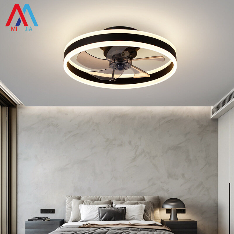XIAOMIMIJIA Fan Light Ceiling Fan Light Ceiling Light Ceiling Fan Restaurant LED Frequency Conversion Belt Light Invisible