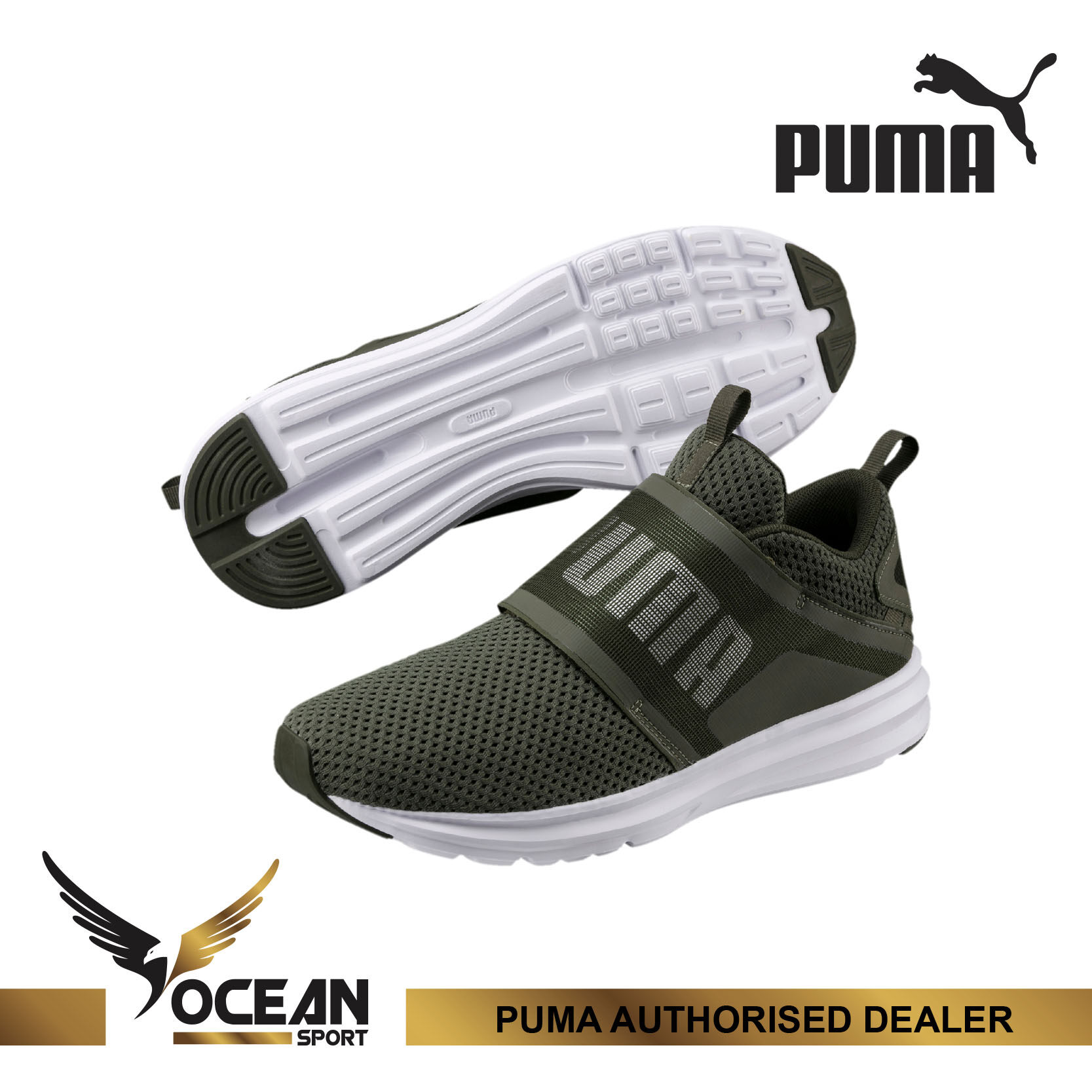 puma enzo strap mesh