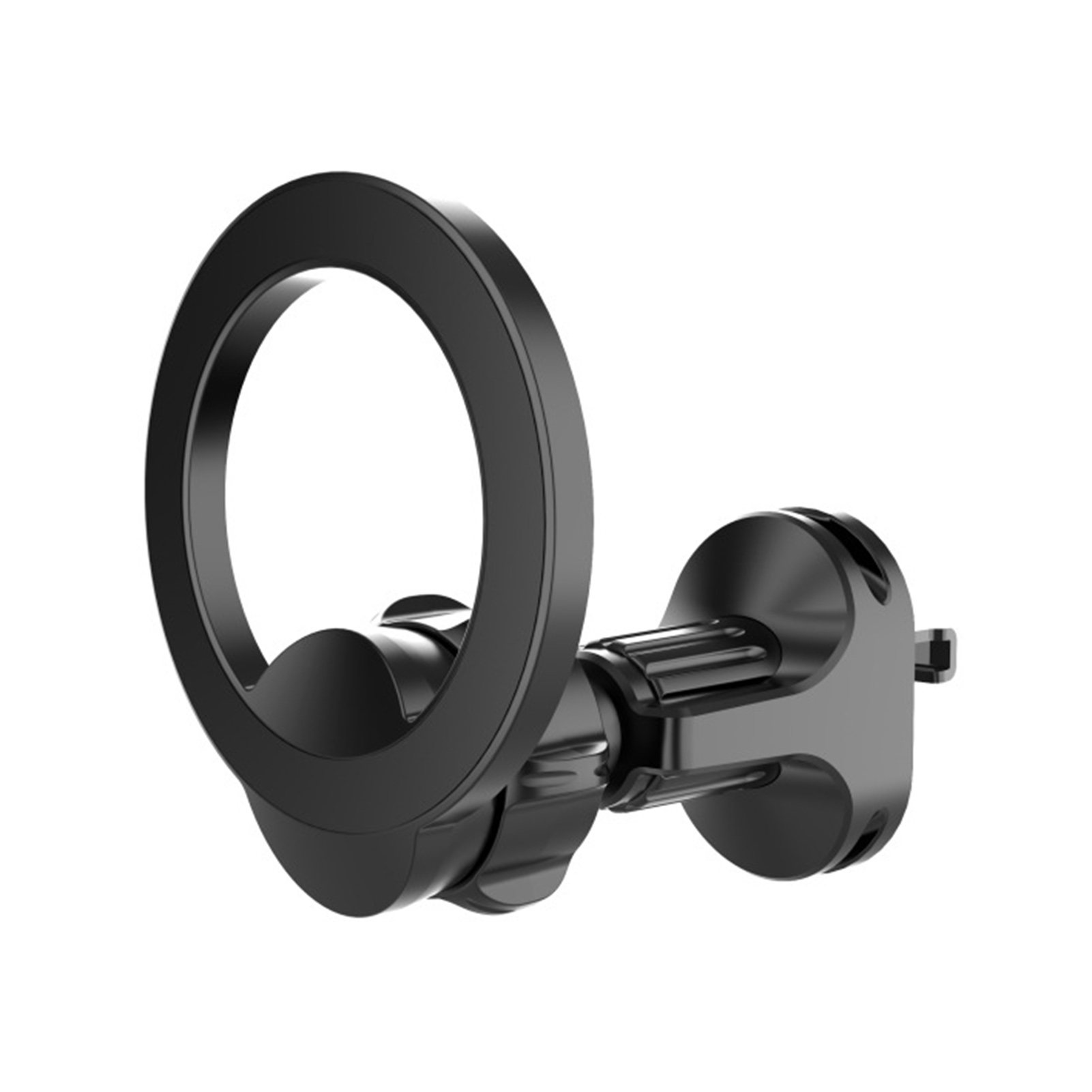 KjDonnek® Car Phone Holder Magnetic 360 Degree Rotatable Adjustable Angle Space-saving Stable Navigation Universal Round Air Outlet Mobile Phone Mount Stand Auto Accessories Car Phone Holder
