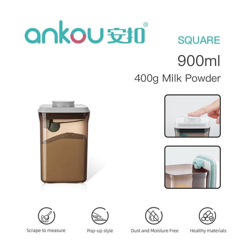 Ankou Hộp Đựng Sữa Bột Kín Khí Chống Tia UV