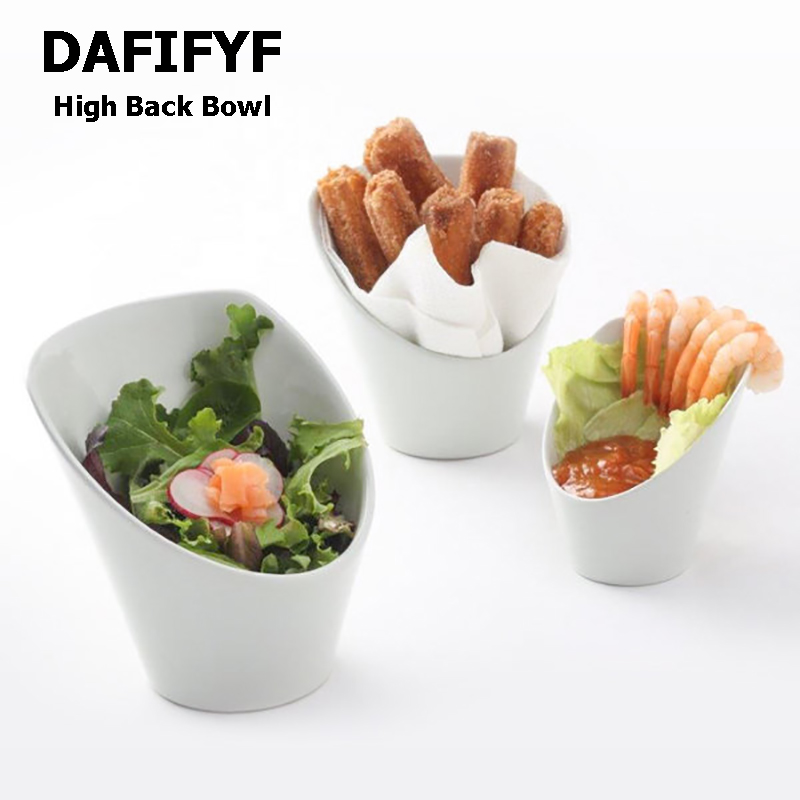 Dafify porcelain hotpot buffet high back bowl 17*9.5cm