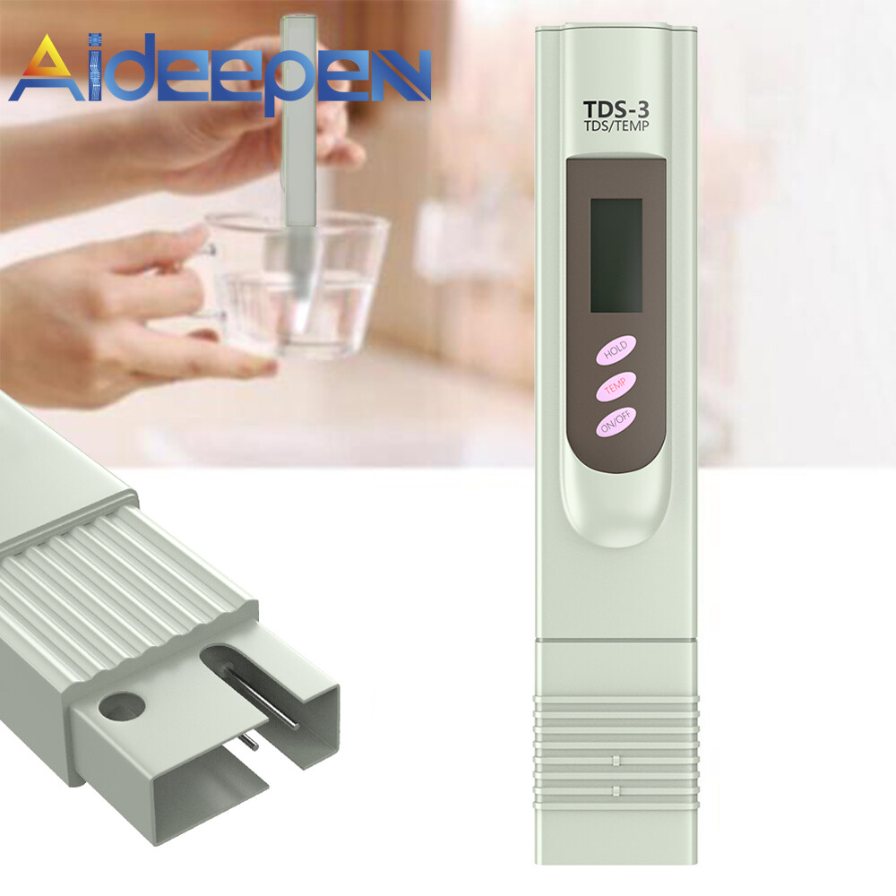 Original Aideepen TDS-3 Water Quality Tester Purity Meter Water Purifier Accessories Test Filter Pen